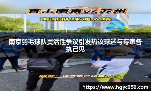南京羽毛球队灵活性争议引发热议球迷与专家各执己见